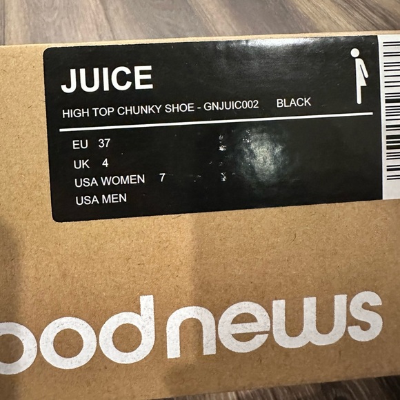 Good News Juice High Top Sneakers Size 7 - Picture 6 of 7